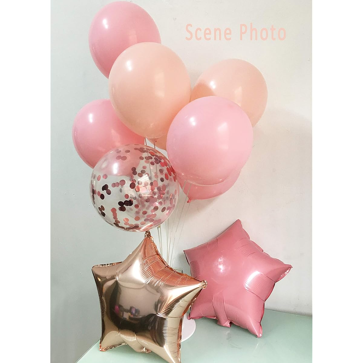 Happy Birthday Balloons Pastel Pink - Baby Girl Birthday Decorations Light Pink Foil Letter Balloons Banner Birthday Party Decorations Supplies