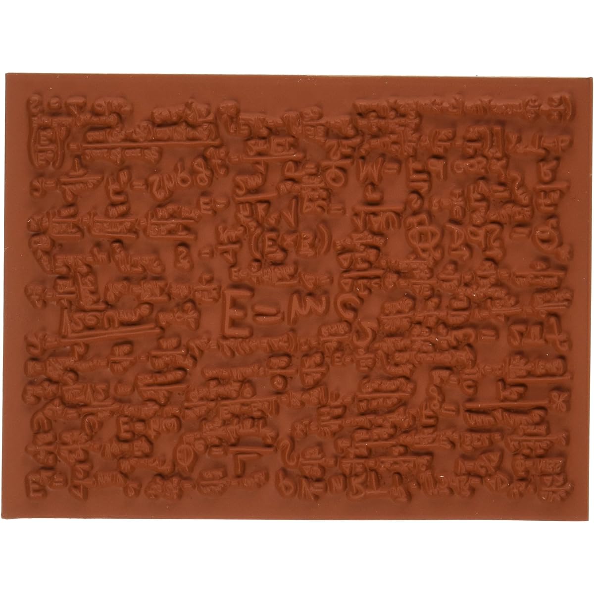 Deep Red Cling Stamp 4"X3"-Quantum Background (parallel input product)
