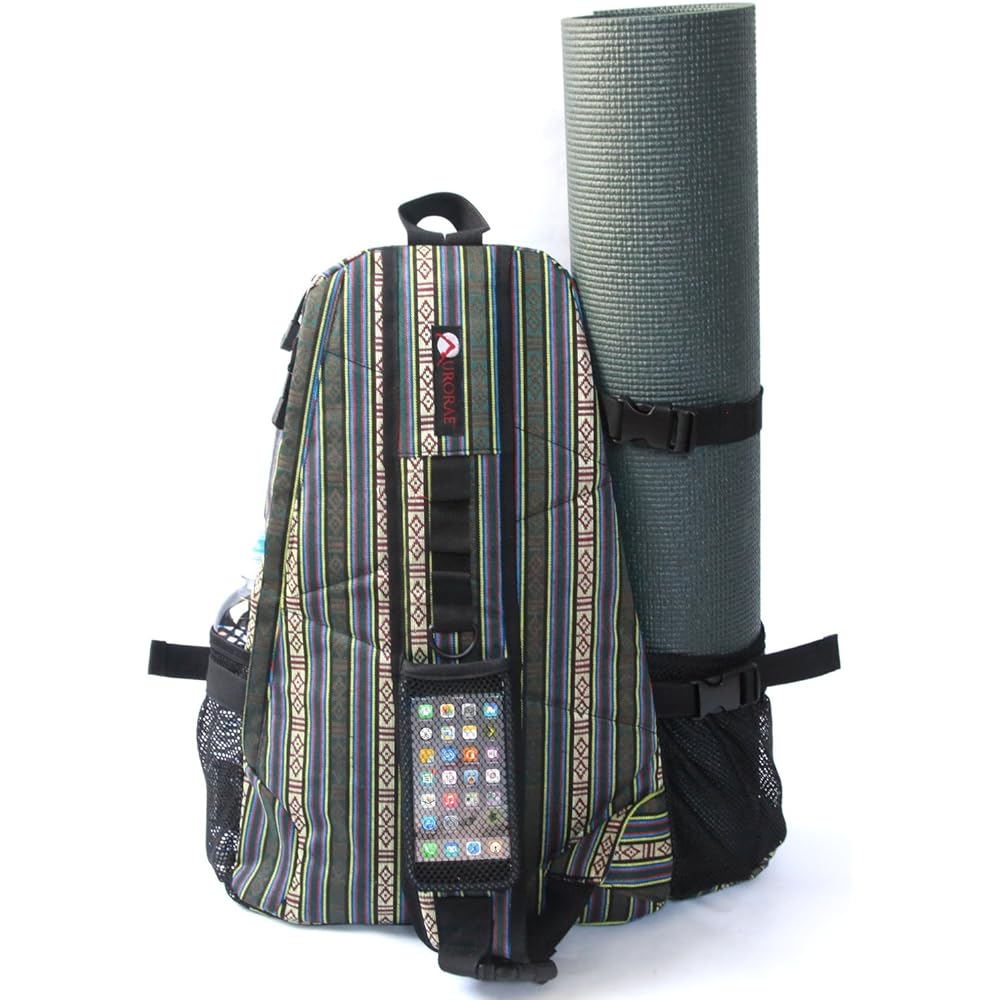Aurorae Yoga Multipurpose Crossbody Sling Back Pack Bag. Mats are sold separately.