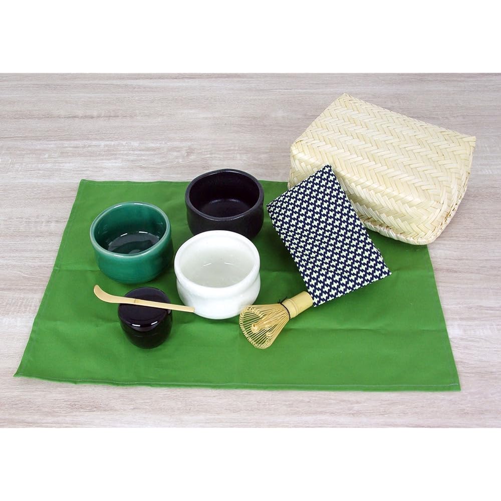 Yamako New Tea Ceremony Chaki Matcha Set Black Tenmoku Bowl 80617 Black