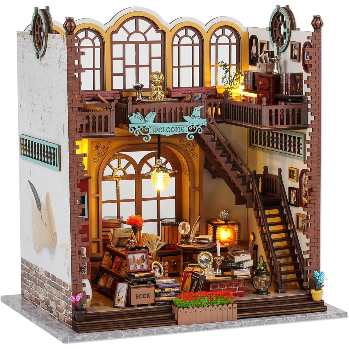 TuKIIE DIY Miniature Dollhouse Kit