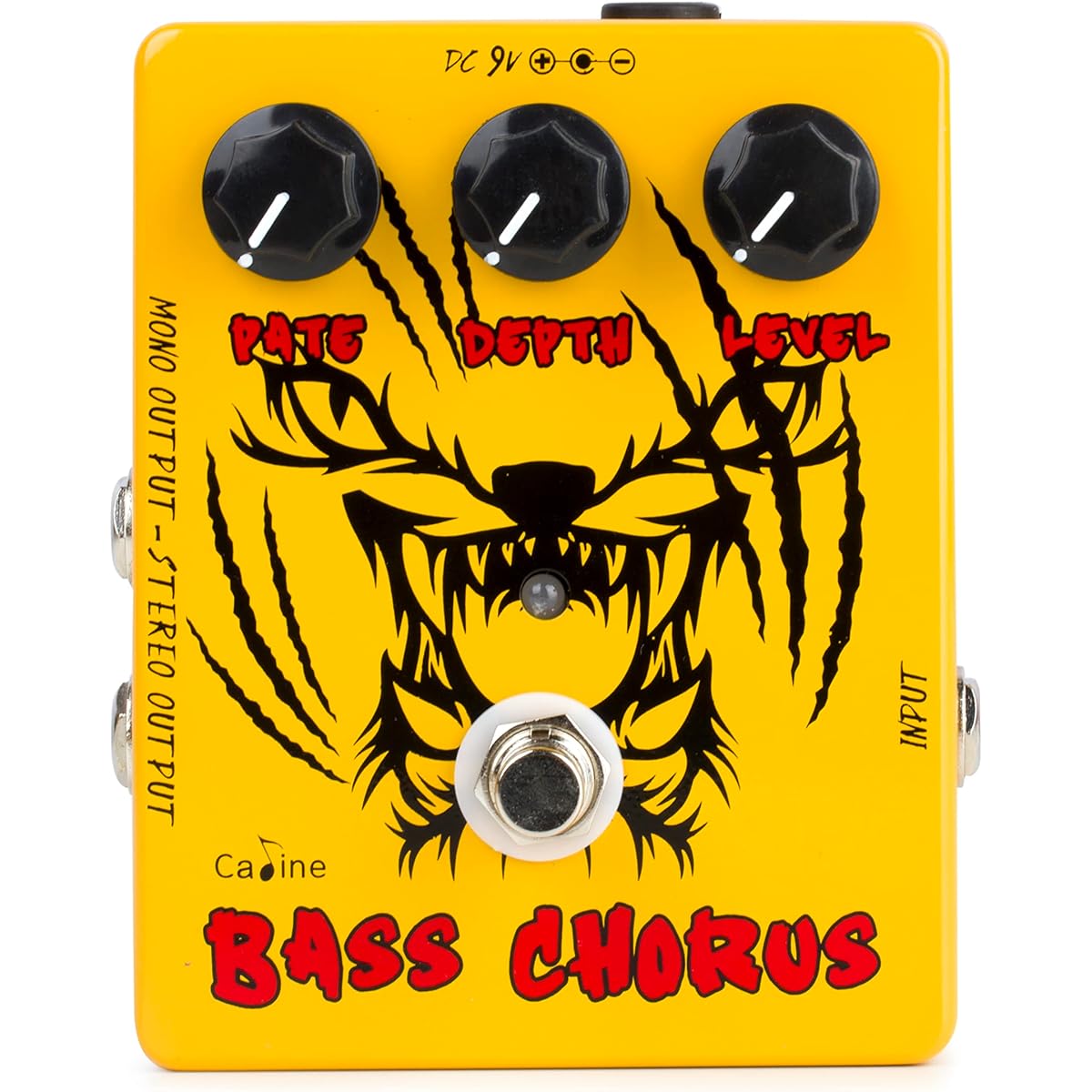 Caline BASS Chorus Pedal CP-83 Analog Circuit Design Mono/Stereo Output Mode