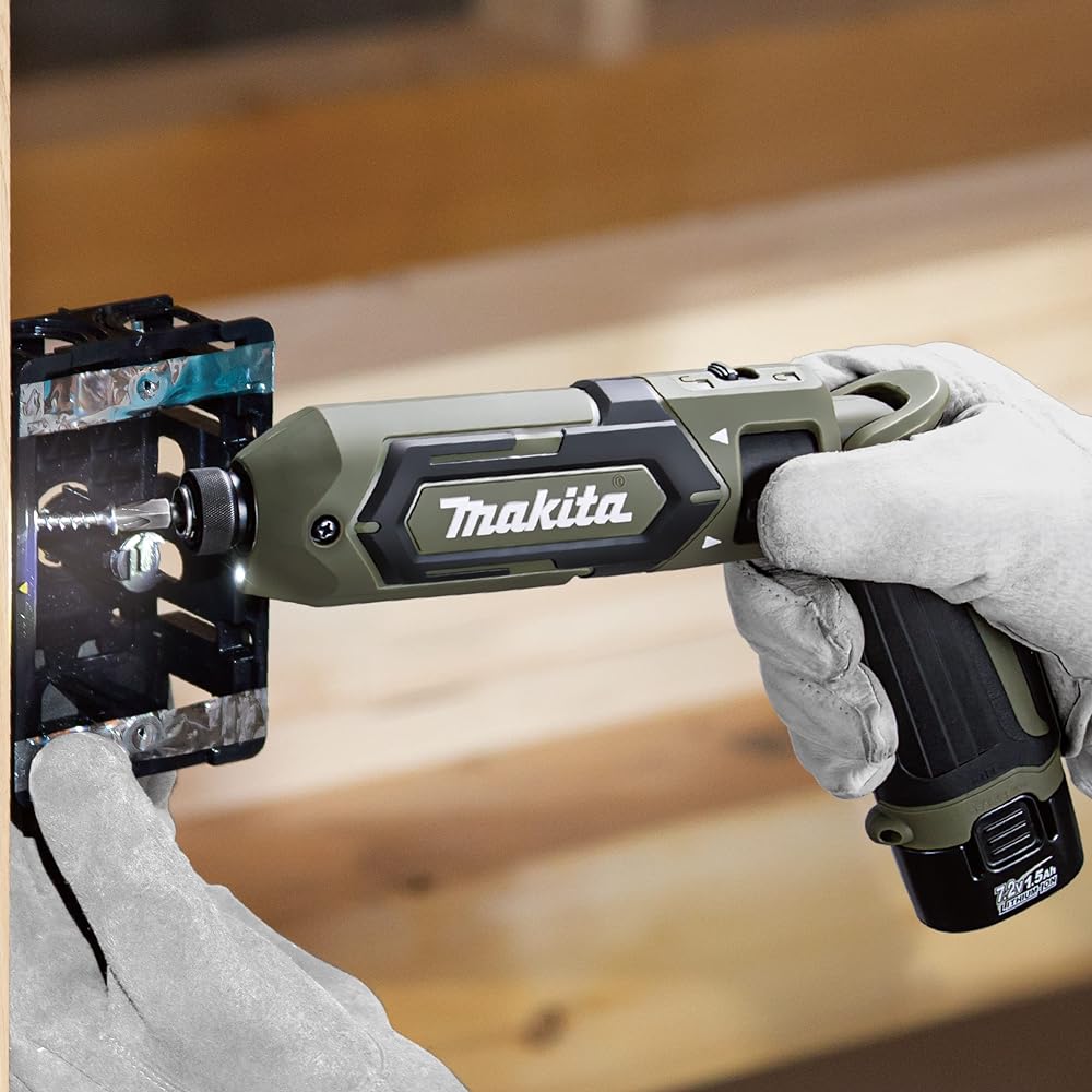 Makita Rechargeable Pen Impact Driver 7.2V Battery/Charger/Case Sold Separately TD022DZO