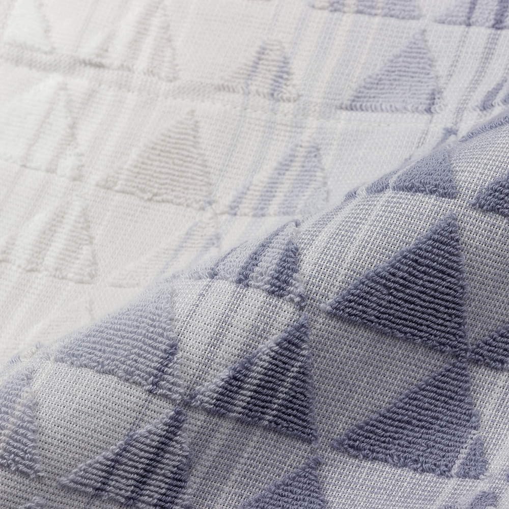nishikawa [Nishikawa] Towel blanket (Air Breeze blanket (R)), single, does not cling to the skin, has a three-dimensional feel, allows the wind to escape, 100% cotton, made in Japan, gray RR00100027GR
