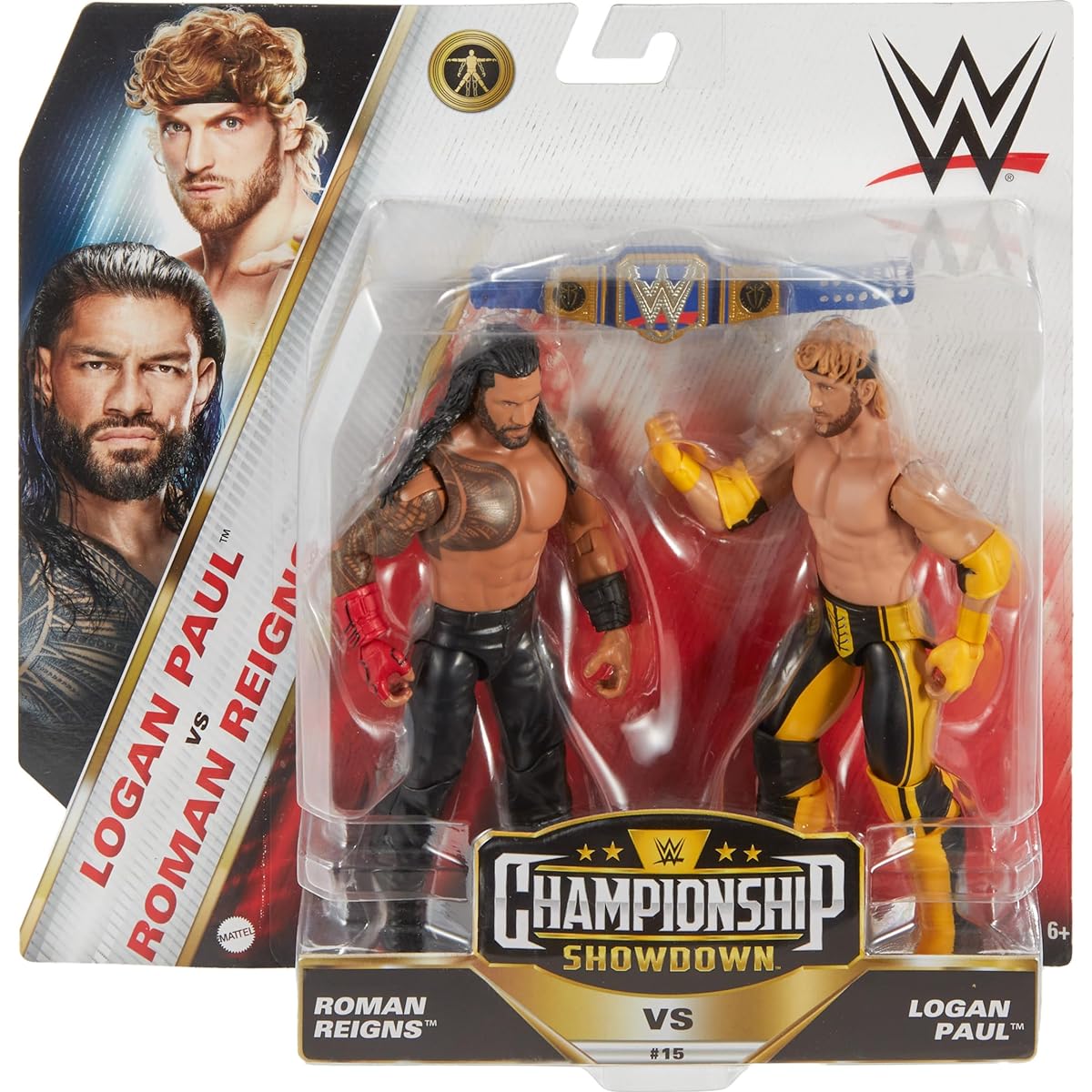 Mattel WWE Championship Showdown Roman Leanne vs Logan Paul 2-Pack