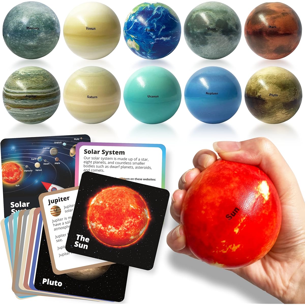 planets solar system toys for kids - solar system party favors for kids - planet ball - space toys for kids 3-5 - astronaut toys - planet toys for kids 3-5 - space ball - space toys for boys 5-8