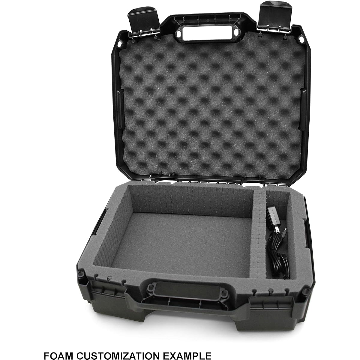 CASEMATIX Mixer Travel Case ZOOM PodTrak P8 ZOOM LiveTrak L8 L-8 Mixer and Select Accessories - Hard Shell Mixer Travel Case Shock Absorbing Foam Interior Case Only