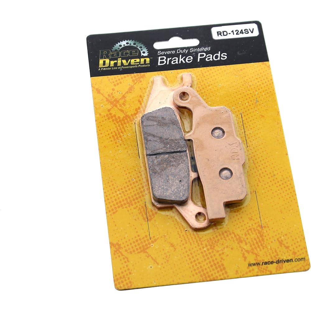 Race Driven Front and Rear Sintered Metal Heavy Duty Brake Pads for Yamaha Grizzly YFM550 550 YFM700 700