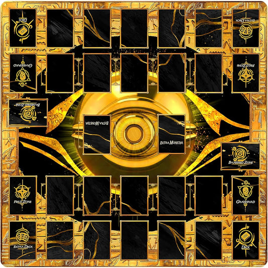 Sabermaster Card Rubber Mat - 2 Player, Square Playmat for Gamers 60x60cm/23.6x23.6in (19)