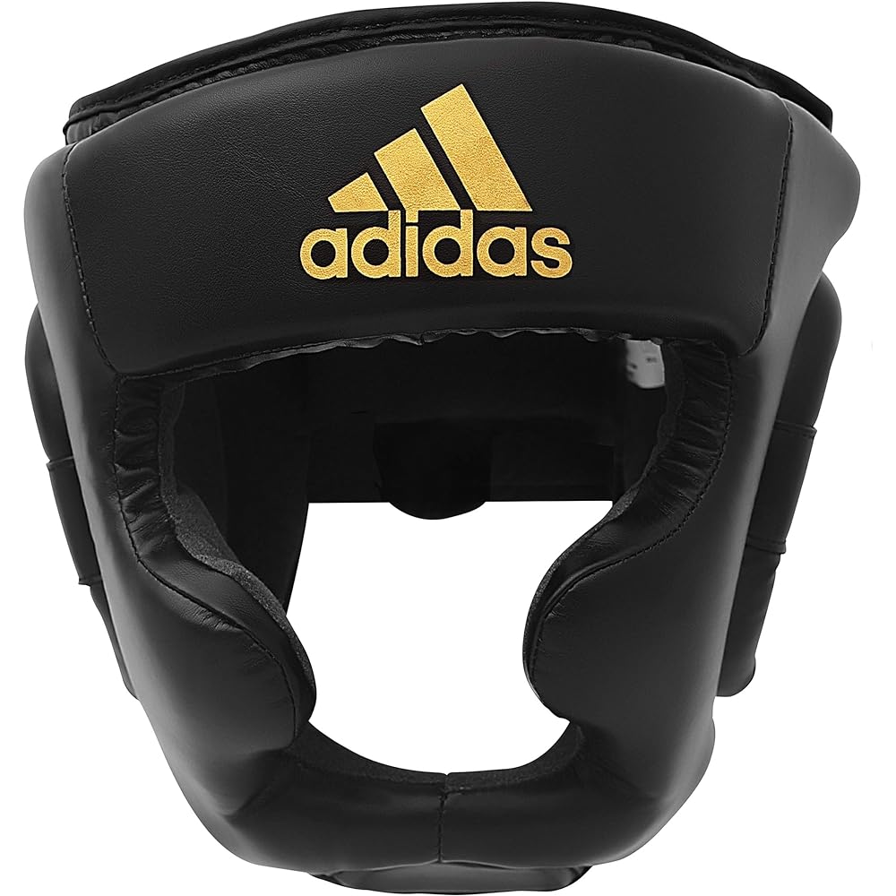 adidas Uni Speed Full Face Boxing Gym Sparring Training Head Guard Protector White XL