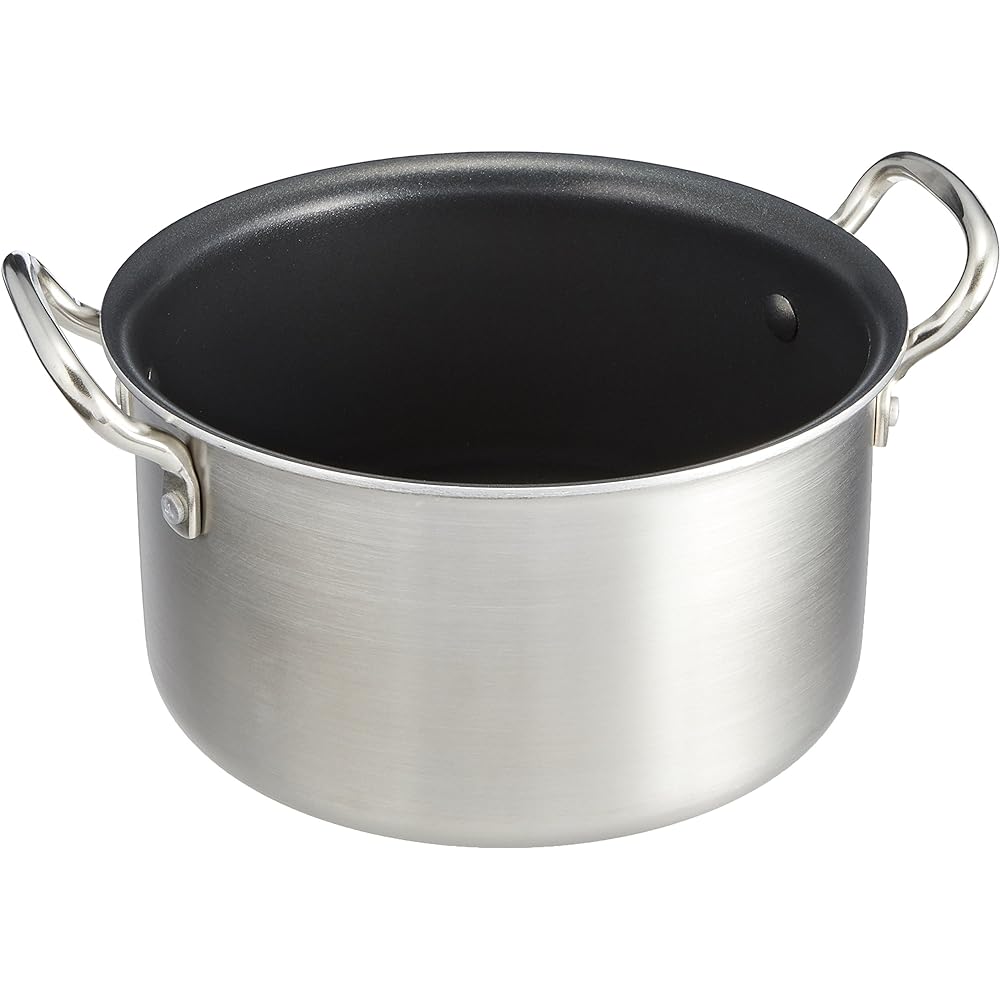 Endo Shoji TKG Two-handed pot, outer ring pot, 30cm, 2-layer structure of stainless steel + aluminum for fast heat conduction, IH compatible, Outer diameter x depth (mm) 326 x 100 Bottom diameter (mm) 275 Plate thickness (mm) 3.2 Weight (kg) 1.92 Commerc