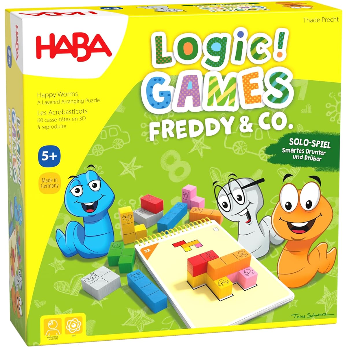 HABA Logic Game Happy Worm HA6815