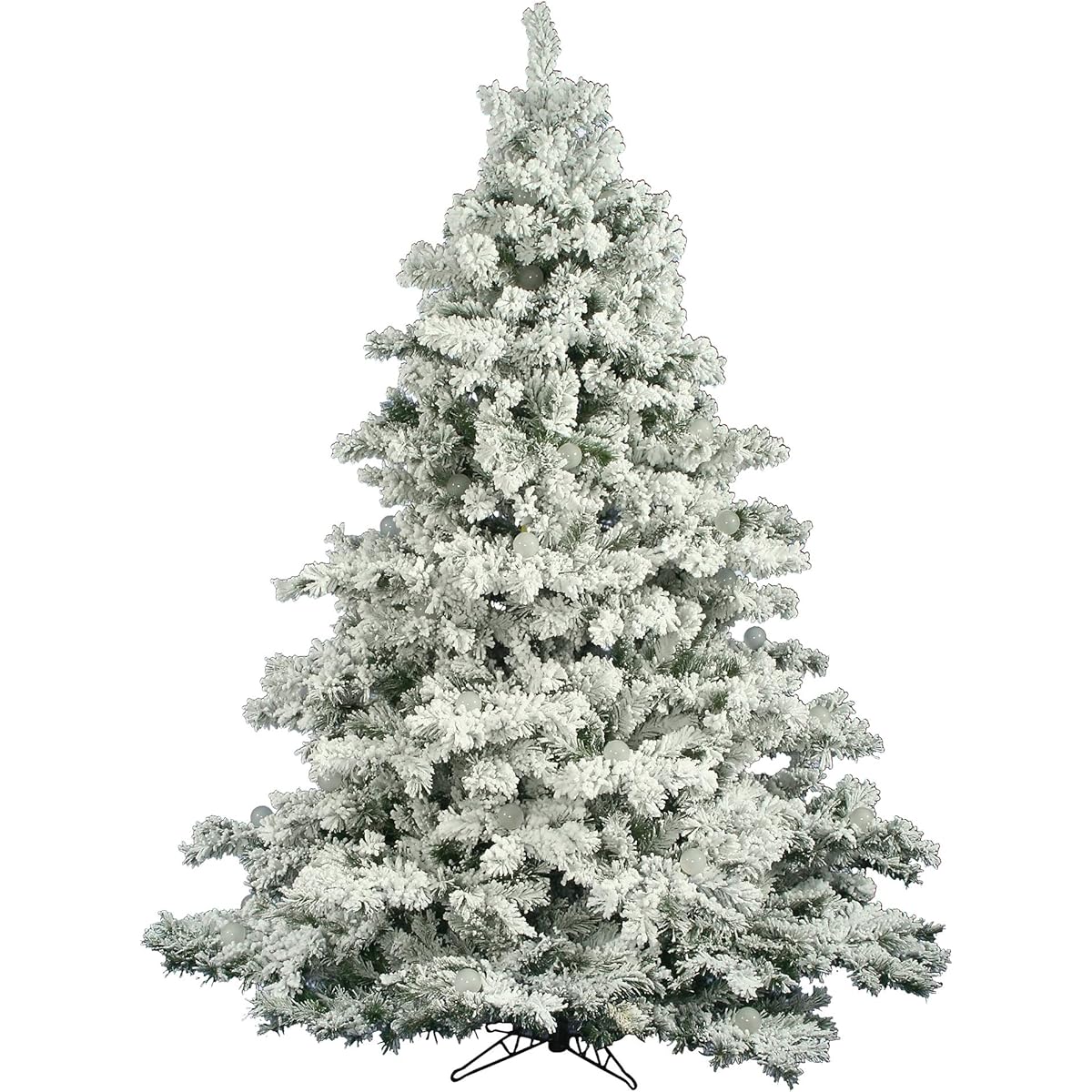 Vickerman Flocked Alaskan Christmas Tree without Lights L A806365