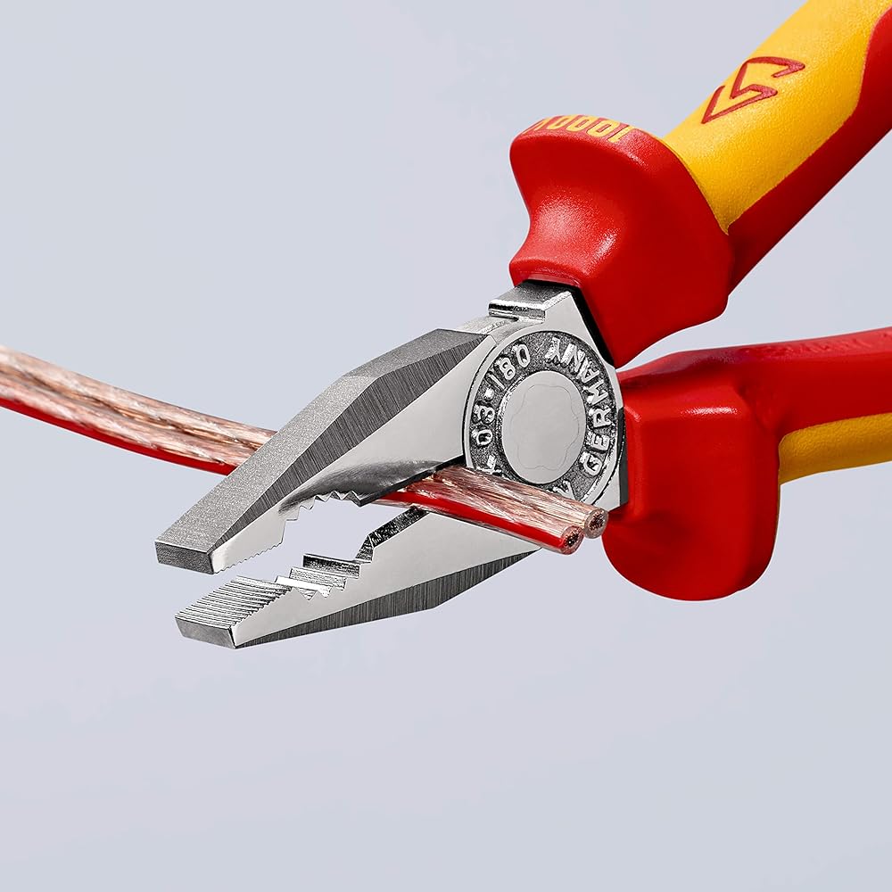 KNIPEX Pliers KNIPEX 0306-180TBK Insulated Pliers 1000V Drop Prevention (BK) 0306-180TBK