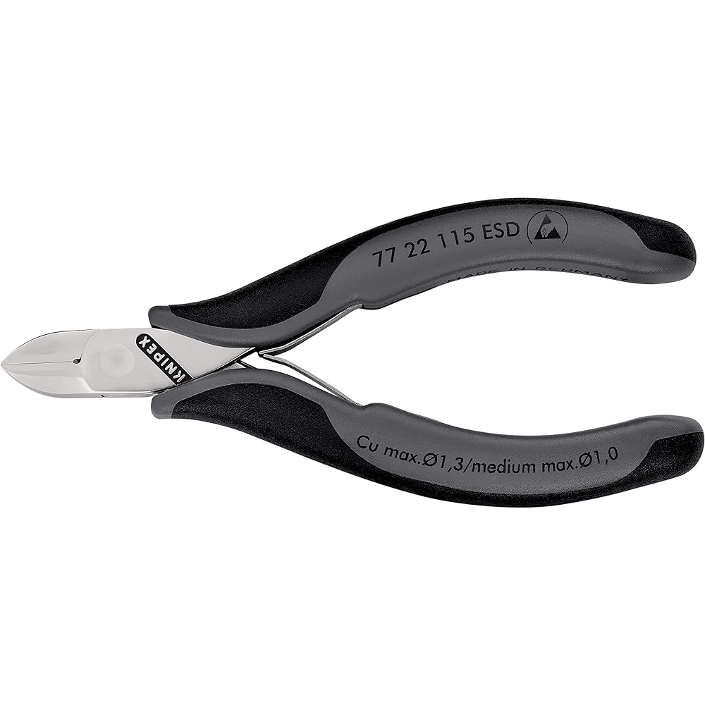 KNIPEX ESD precision nipper 115mm 7722115ESD