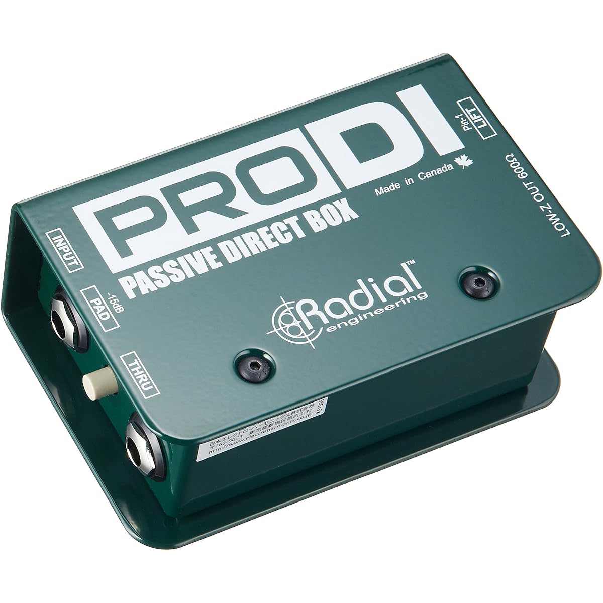 [Domestic regular product] Radial passive direct box PRO DI RD1100