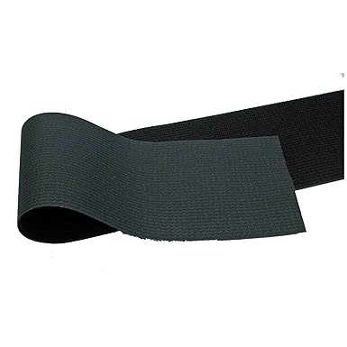 Kuraray Fastening Free Velcro Tape for Sewing, Width 100mm, Length 25m, Black, Boxed