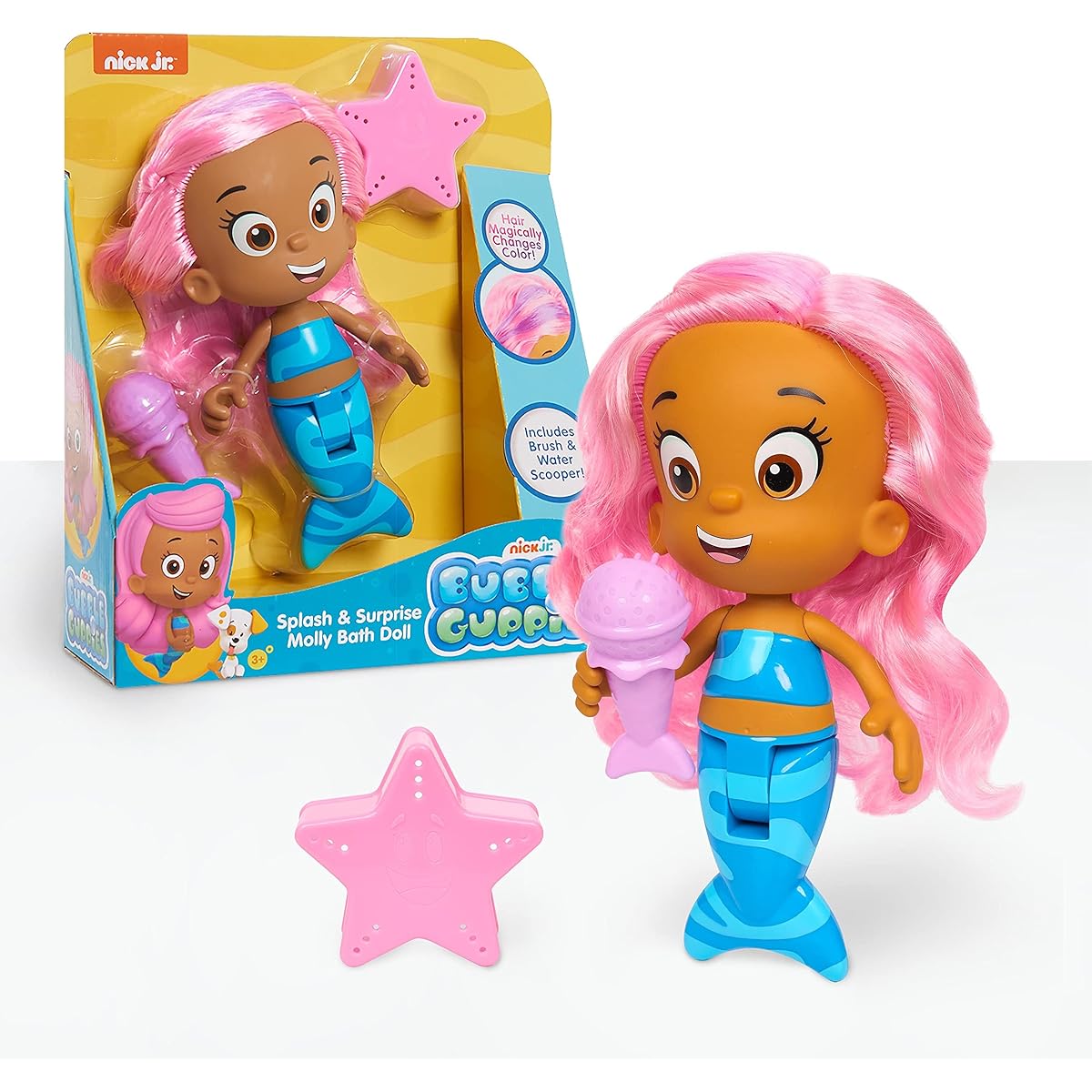 Just Play Bubble Guppies Splash and Surprise Molly Bath Doll