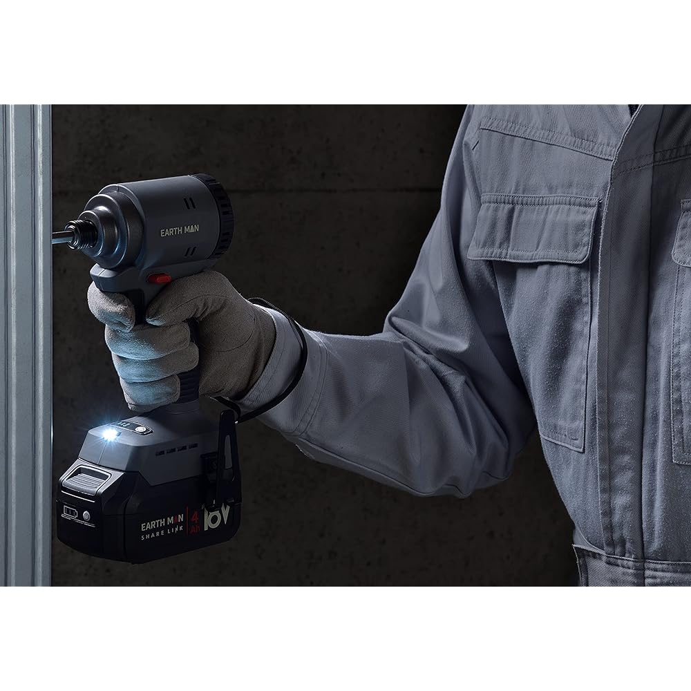Takagi SL-BIDR180-AS EARTH MAN SHARE LINK 18V Rechargeable Brushless Impact Driver