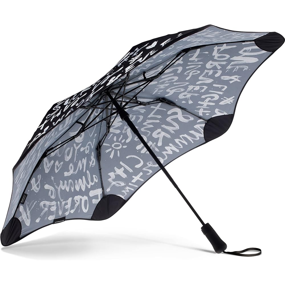 Saera Brandt Metro Blacklist Painted Folding Umbrella Rib 55cm METBLACKLIST21