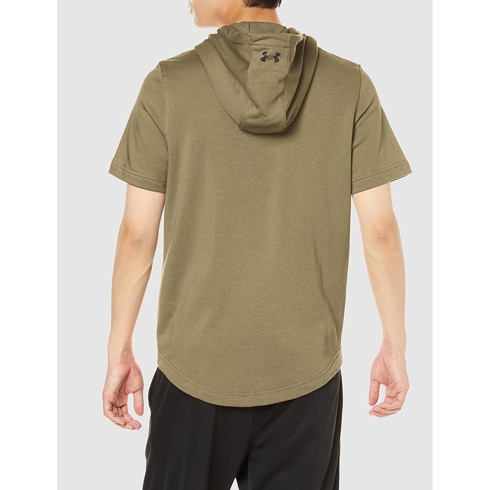 [Under Armor] Training Sweat UA Project Rock Terry Short Sleeve Hoodie Men's
