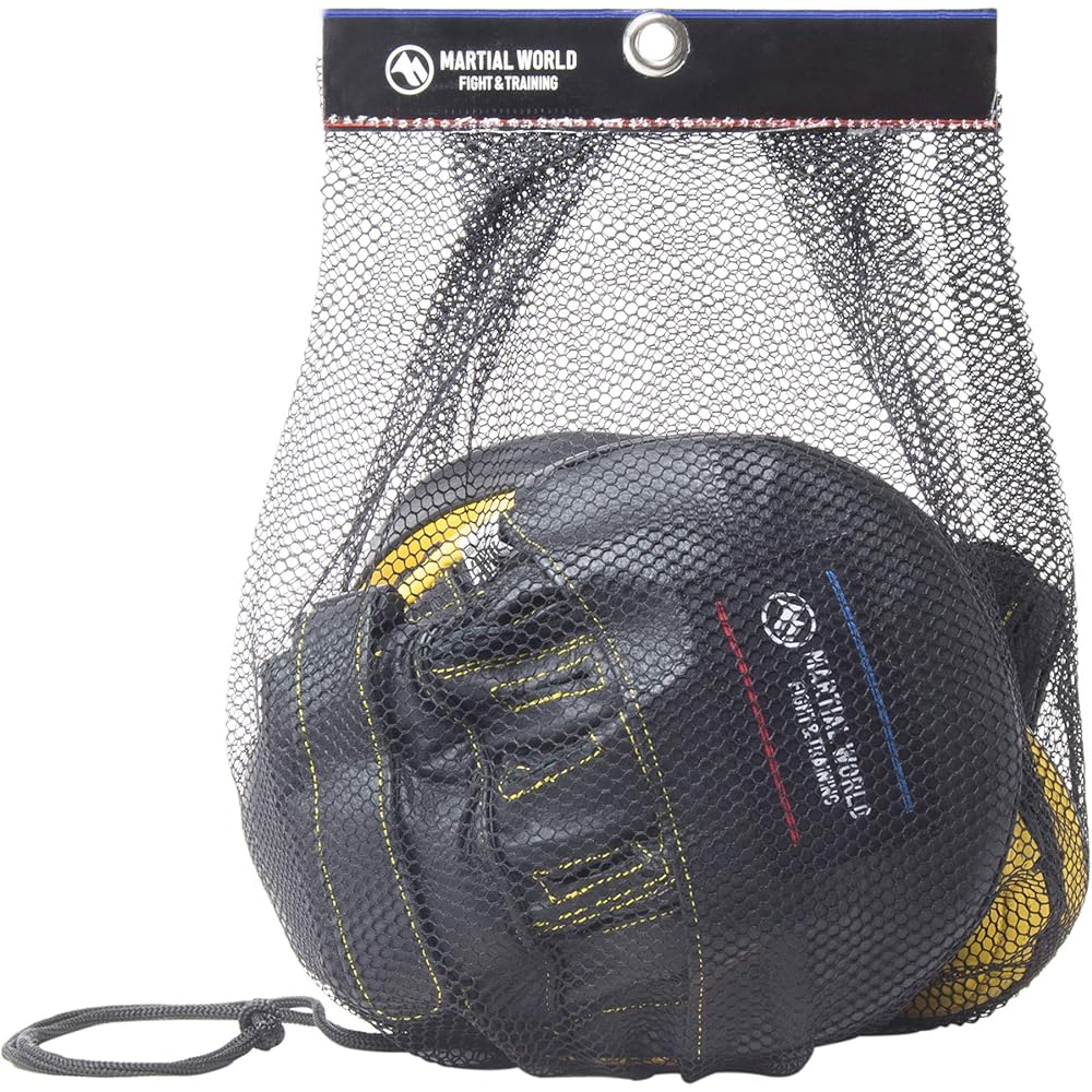 MARTIAL WORLD Professional Punching Mitt PM130-YLBK Yellow Black Height 23 x Width 17 x Thickness 5cm
