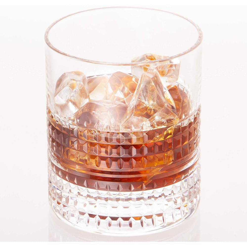 Toyo Sasaki Glass On the Rocks Glass Clear 330ml Fine Crystal Cut Variations Made in Japan N271-09-C554