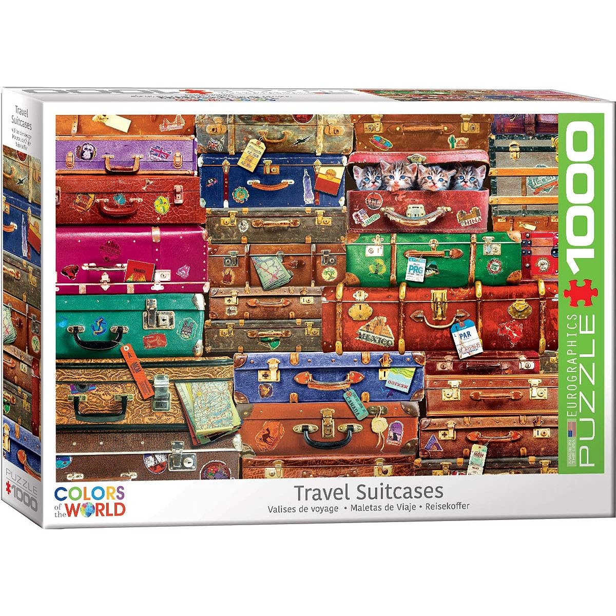 Travel Suitcases Jigsaw Puzzle, 1000 Piece