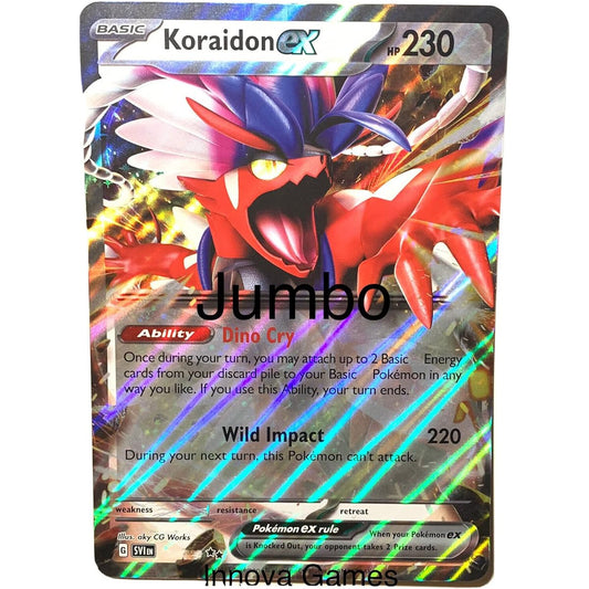 Pokemon Jumbo Card - Corydon EX - Scarlet & Violet - Jumbo Holo Foil