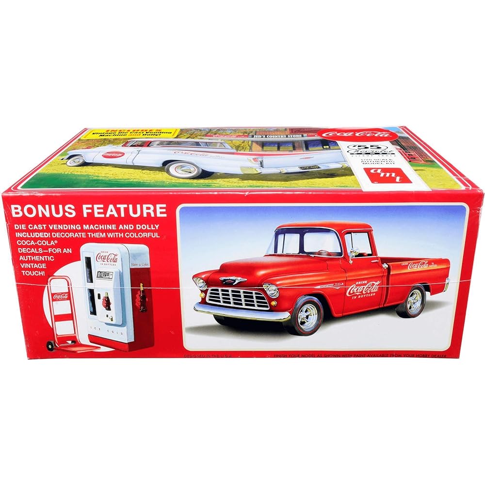 AMT 1/25 1955 Chevy Cameo Pickup (Coca-Cola)