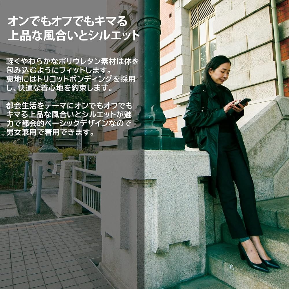 [Mac] Raincoat (Water Pressure Resistance: 10000mmH2O) (Cuff Button Adjustment) (Food Drawcord Adjustment) (Lining/Tricot Bonding) Navy M