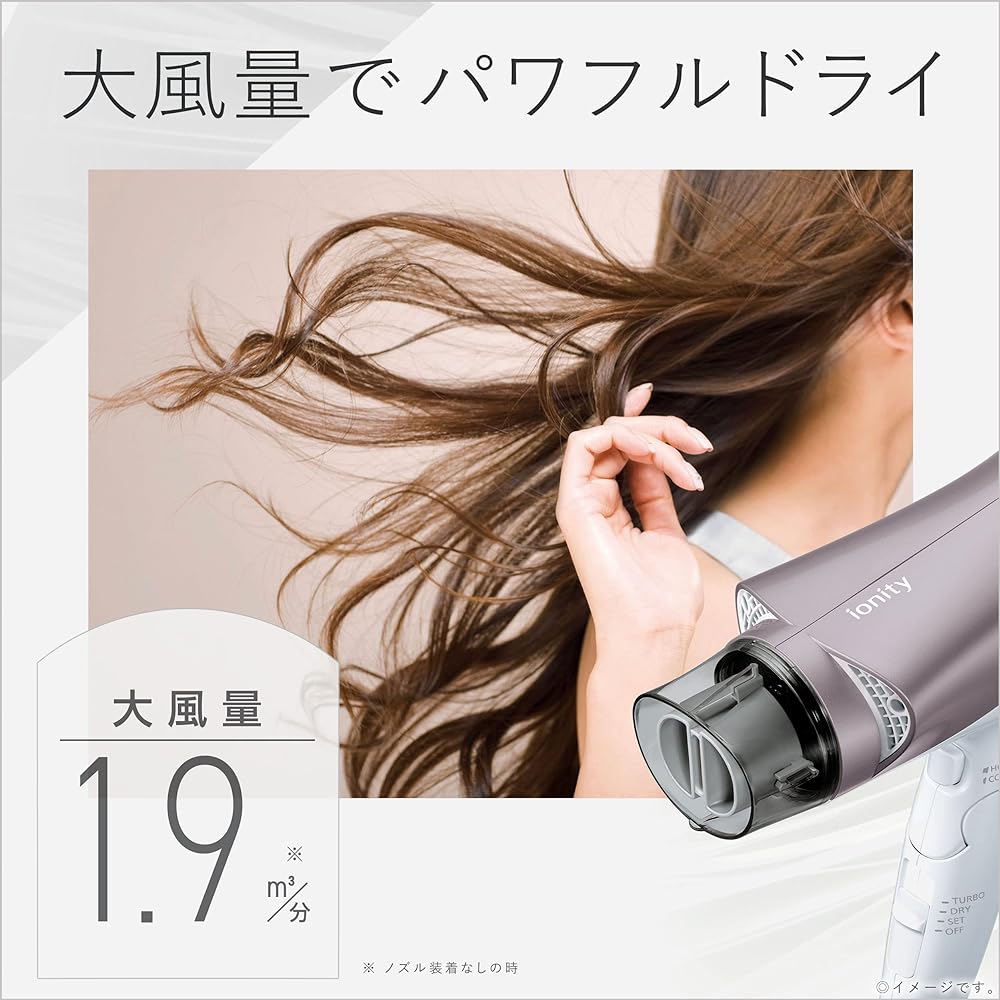 Panasonic Hair Dryer Ionity Quick Drying Large Air Volume Brown Tone EH-NE6G-T
