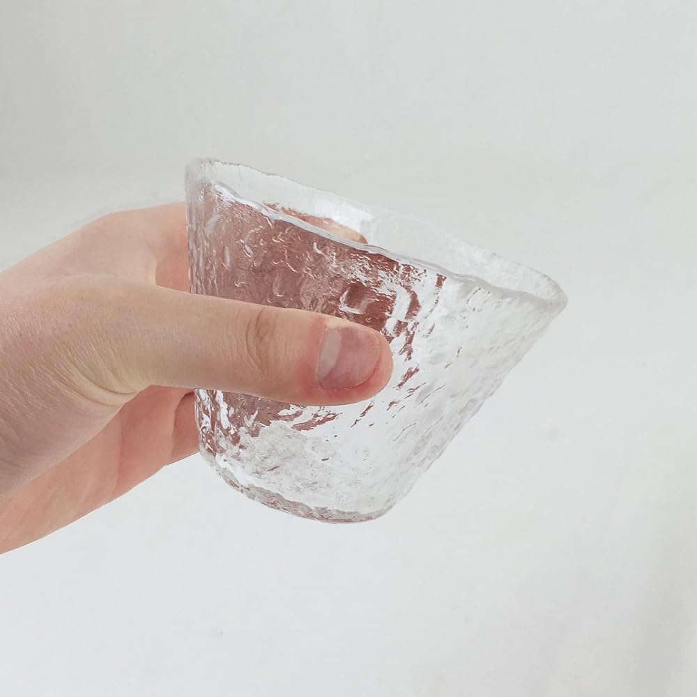 Adelia Tumbler 180ml Tsugaru Vidro First Snow Free Cup Set of 6 Made in Japan F-77655