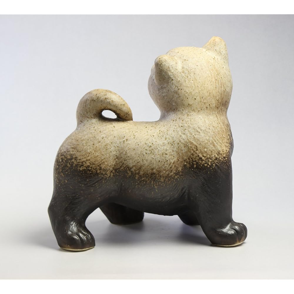 Tori "Shigaraki Ware" Dog Turning Powder Wind No. 10 SA45-1
