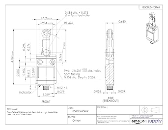 OMRON Small Limit Switch D4CC-4060