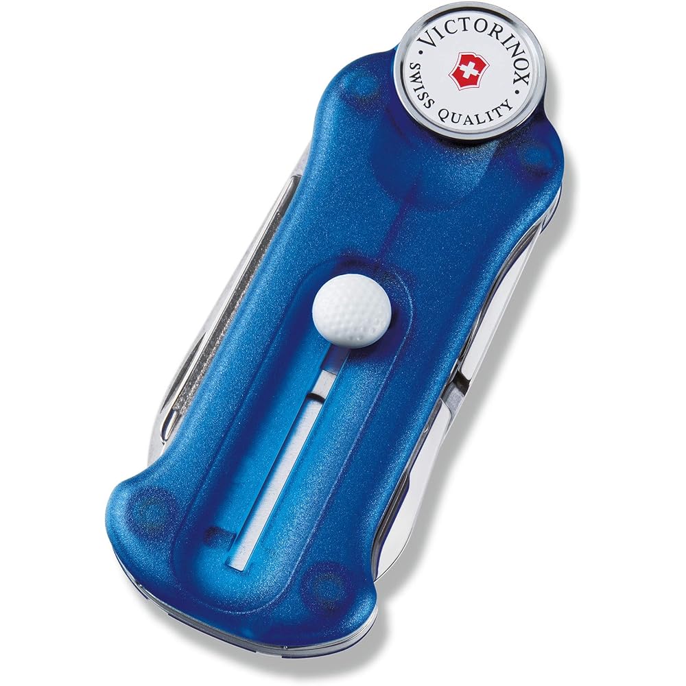 VICTORINOX Golf Tool, All 3 Colors, Golf Fork, Ball Marker with Marker, Repair Tool, Equipped with a Removable Ball Marker, Swiss Made Sports Tool with 10 Functions [Domestic Genuine Product]