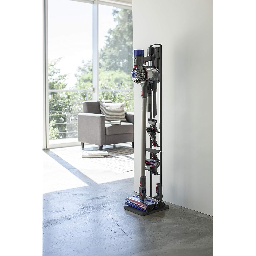 Yamazaki Jitsugyo (Yamazaki) Cordless Cleaner Stand Black Approx. W22XD29XH127cm Compatible with SV18 V15 V12 V8 V7 V6 Series Tower 3541