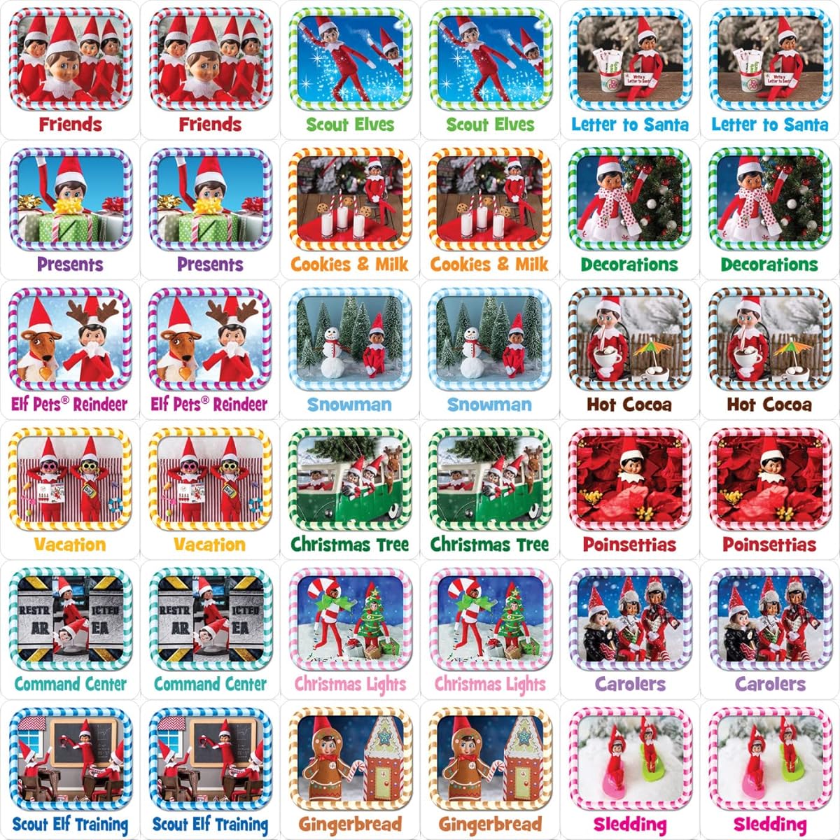 Officially Licensed MasterPieces Elf on The Shelf Picture Matching Card Game for Kids and Families