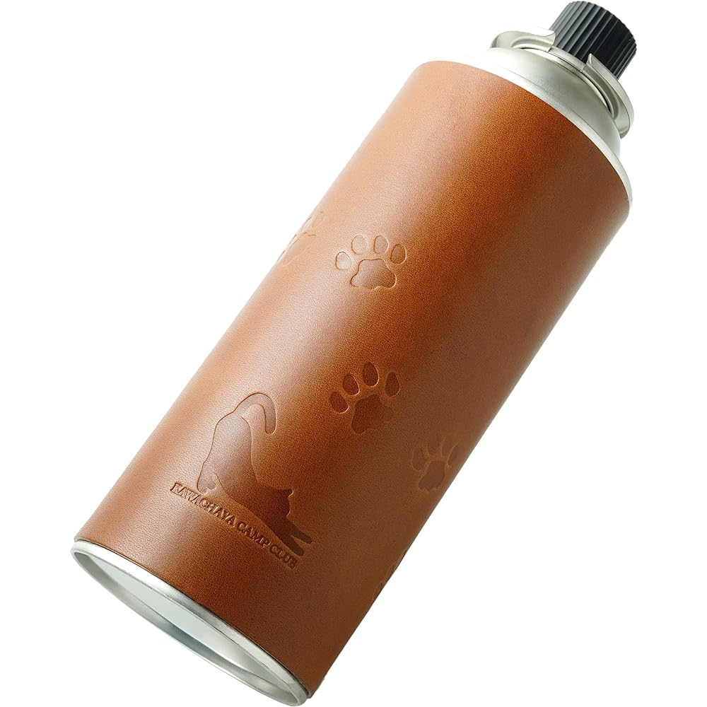 Leather Chaya CB Can Gas Can Cassette Cylinder Special Cover Gas Cylinder Case 250g Camping Outdoor Climbing Genuine Leather Italian Leather Protector Canister Made in Japan