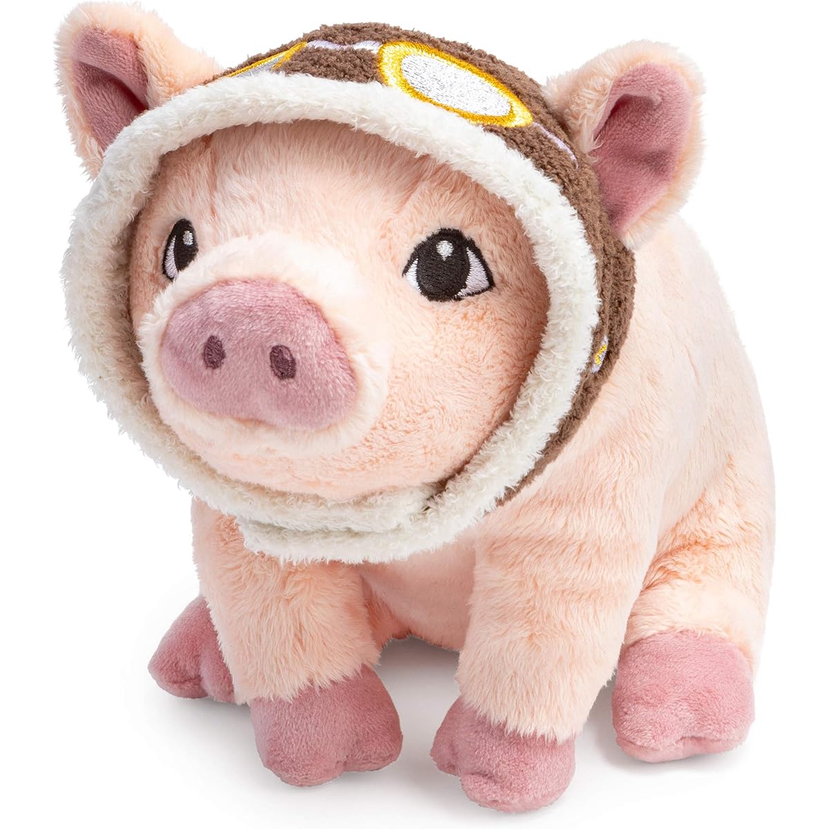 Compendium Flying Pig Plush Toy Cute Animal Companion to a Book Approximate Size 5" Wide x 6.5" High x 9.25" Deep