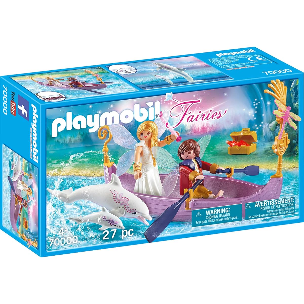 Playmobil 70000 Fairies Romantic Fairy Boat Colourful