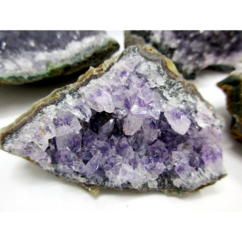 RELIGHT Amethyst Natural Stone Cluster Raw Stone Power Stone Purification Ornament Interior Goods Outlet Approx. 500g