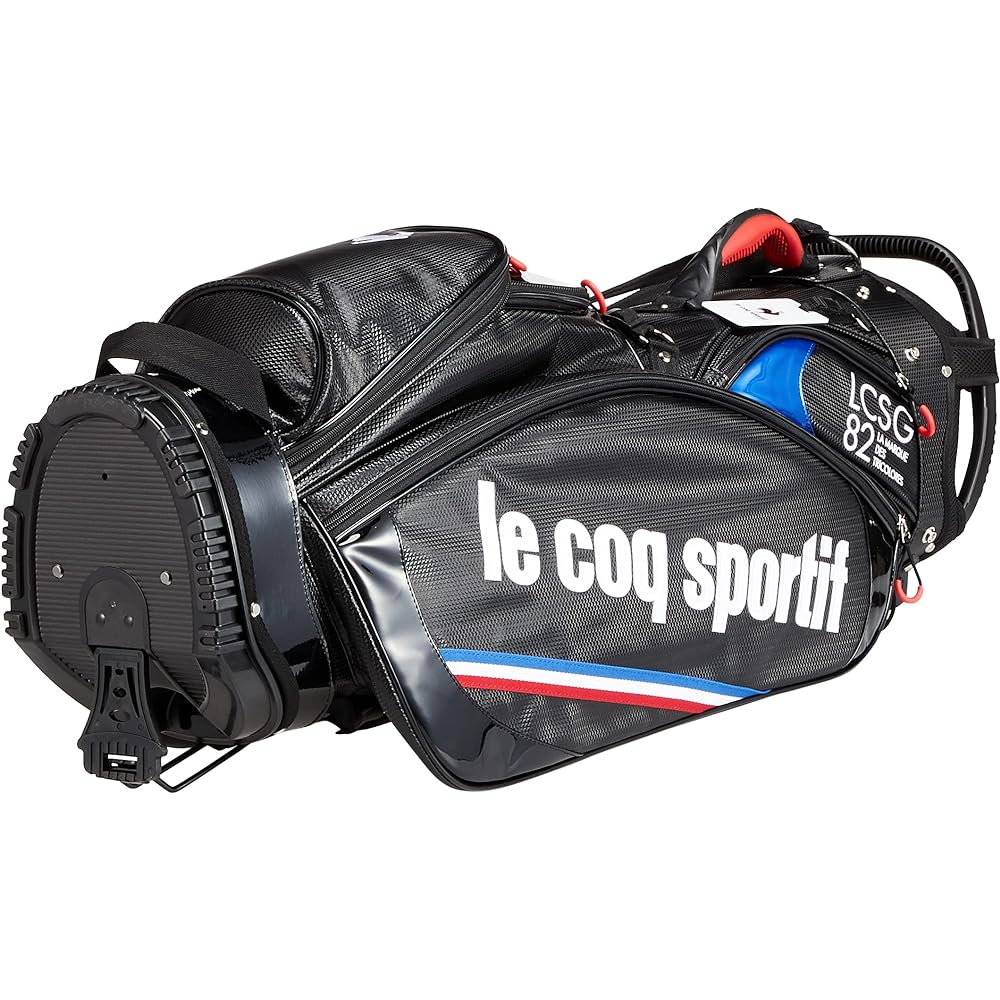 [Le Coq Sportif Golf] Golf Caddy Bag [Limited Distribution] Lightweight 3.0kg Stand Type Toriko Stylish Simple PU Material QQBSJJ10NT Men's