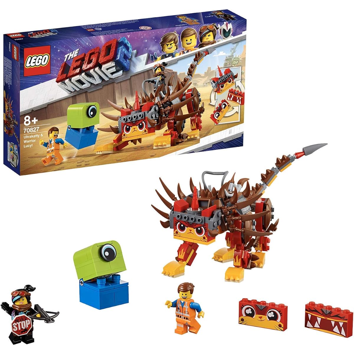 LEGO LEGO Movie Ultra Cat and Warrior Lucy 70827 Block Toy Girls Boys