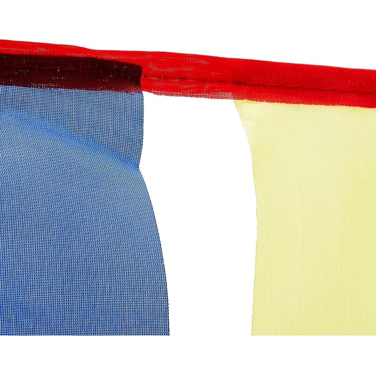 Blank Tibetan Prayer Flags Traditional Design Five Elements Colors (9.5 x 9.5 inches, 25 Flags)