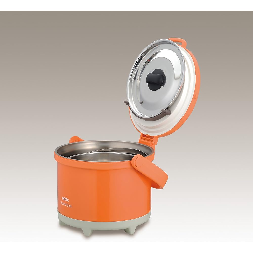 Thermos Vacuum Insulation Cooker Shuttle Chef 3.0L Handle Type Carrot RPE-3000 CA