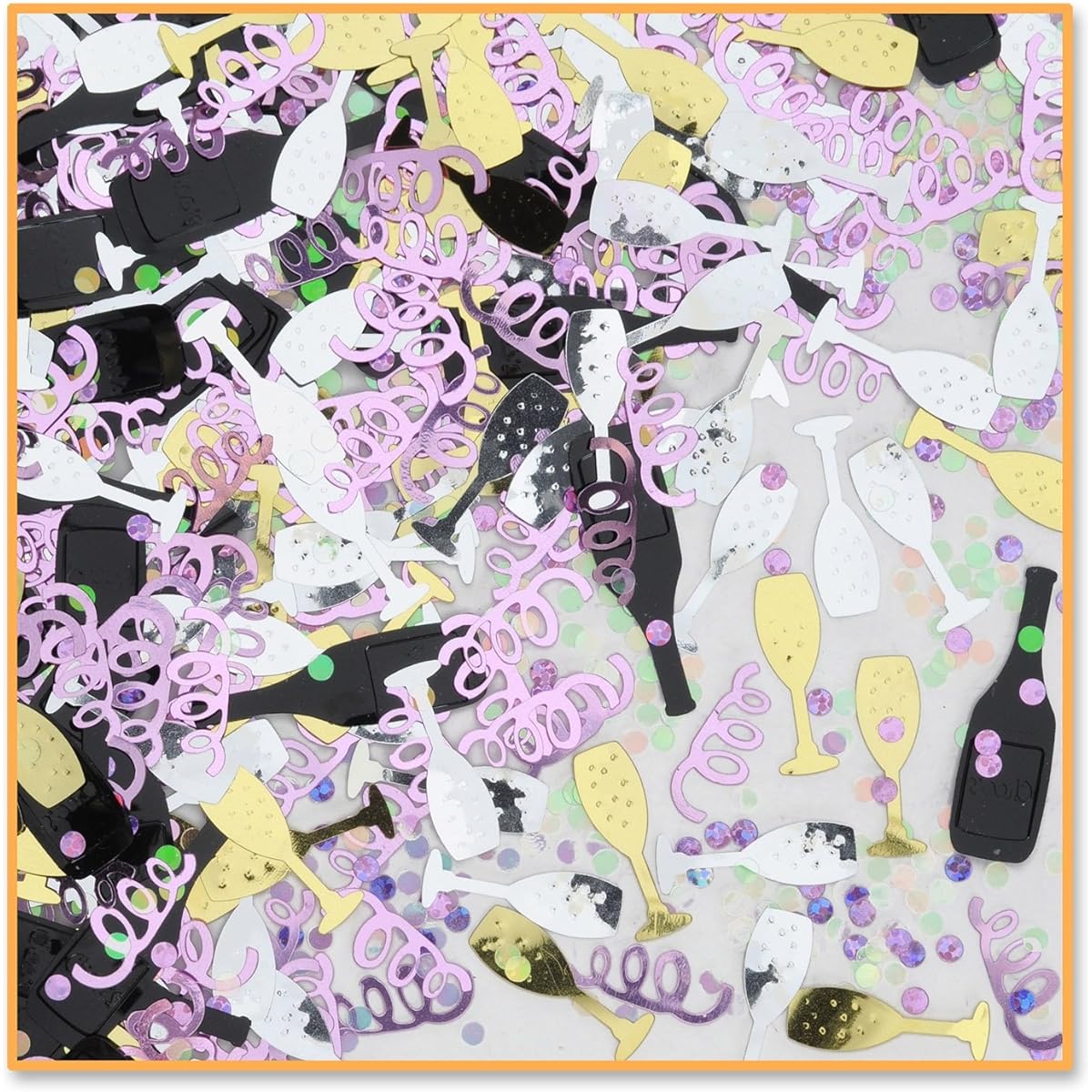 Beistle CN036 1 Pack Decorative Champagne Celebration Confetti for Party