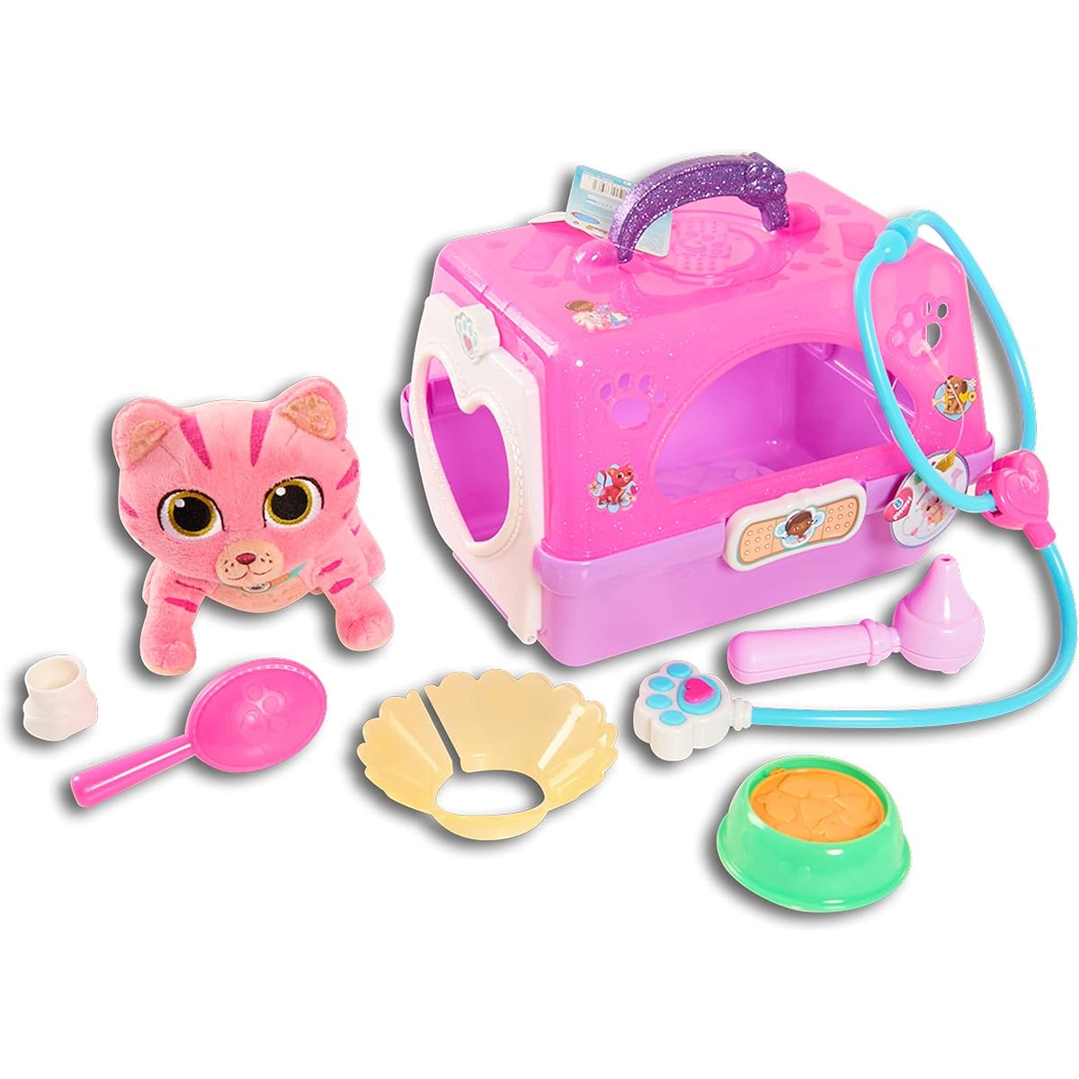 Just Play Doc McStuffins Toy Hospital On The Go Pet Carrier Whisperer