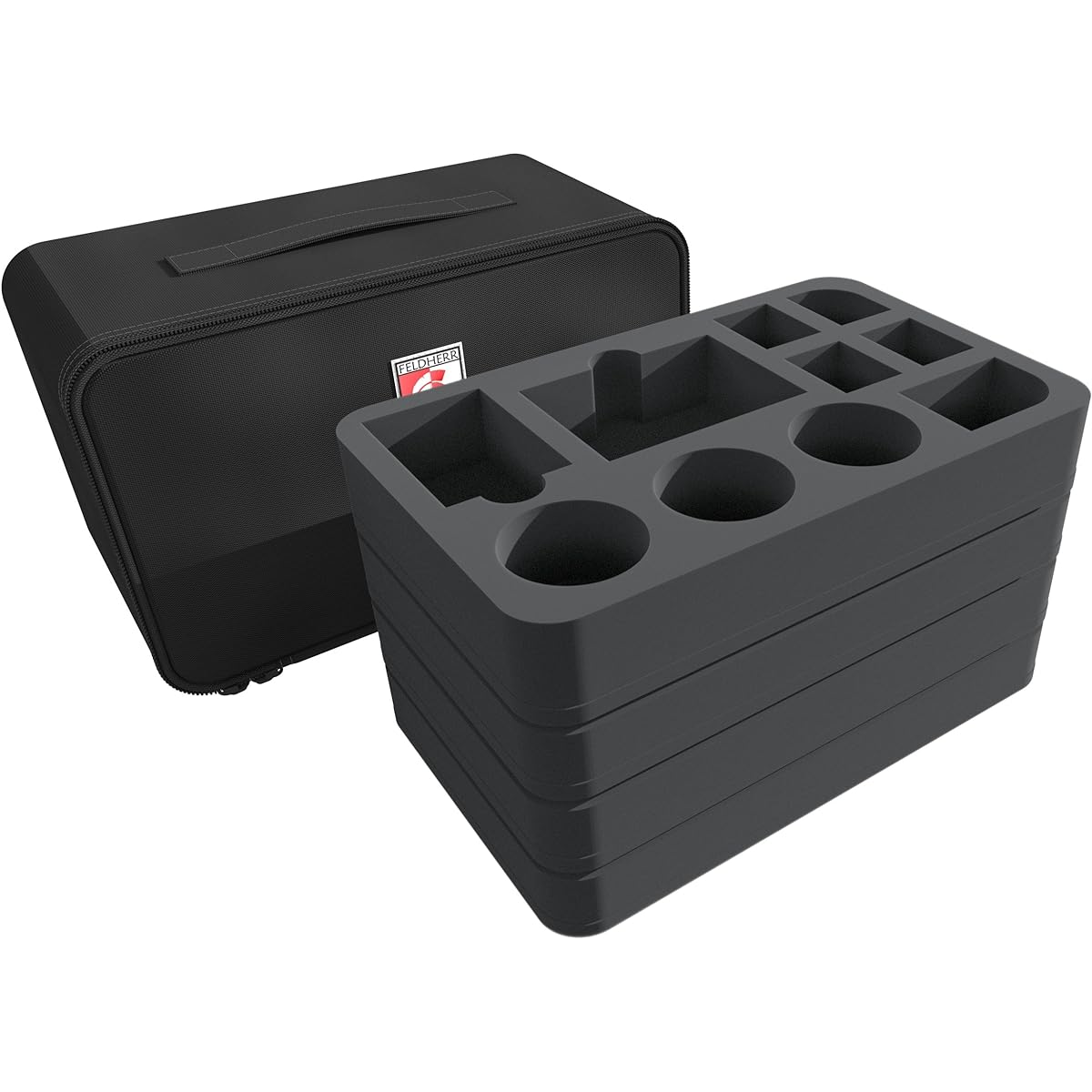 Feldherr Mini Plus Case Compatible with The Walking Dead: All Out War Miniatures Game Core Set.