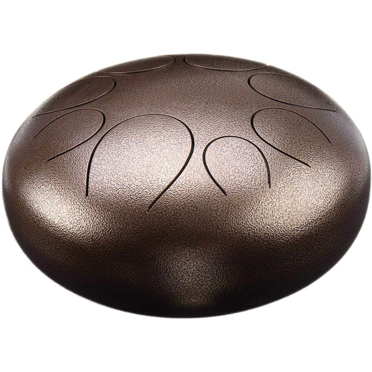 Tongue Drum Steel Tongue Drum 8 Notes 9 Inch Pan Drum Percussion Steel Drum Musical Instrument with Mallets Suitable for Various Activities